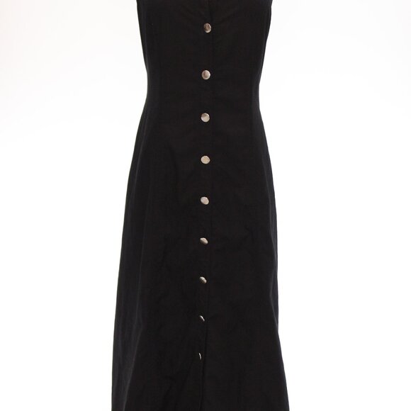 Proenza Rumbled Button Front Midi Dress Size 6 - Picture 7 of 12